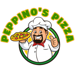 Peppino's pizza logo.